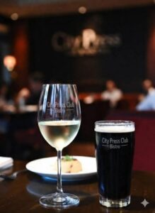 The drinks at City Press Club Bistro are not just refreshments; they are liquid narratives